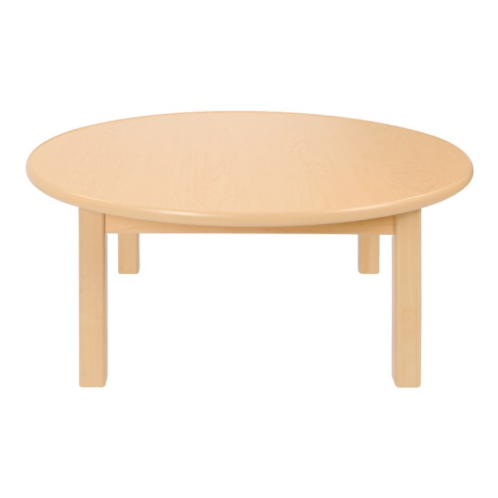 Alternate Image #1 of Carolina Laminate 30" Round Table With 12" Legs - Seats 4