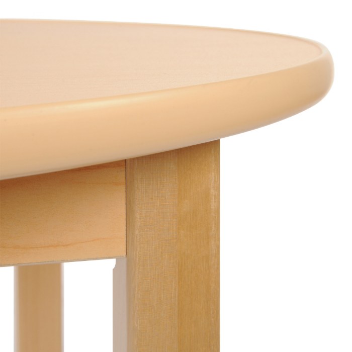 Alternate Image #1 of Carolina Laminate 30" Round Table With 12" Legs - Seats 4