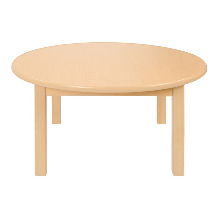 Alternate Image #1 of Carolina Laminate 30" Round Table With 14" Legs - Seats 4