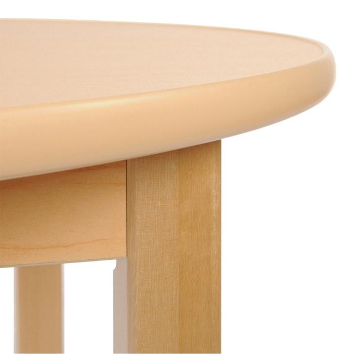 Alternate Image #1 of Carolina Laminate 30" Round Table With 16" Legs - Seats 4