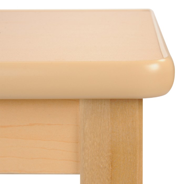 Alternate Image #1 of Carolina Laminate 24" x 60" Rectangle Table With 24" Legs