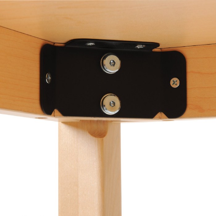 Alternate Image #1 of Carolina Laminate 24" x 60" Rectangle Table With 24" Legs