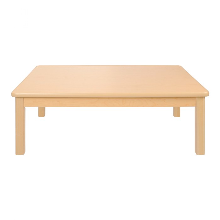 Alternate Image #1 of Carolina Laminate 24" x 36" Rectangle Table With 24" Legs - Seats 4