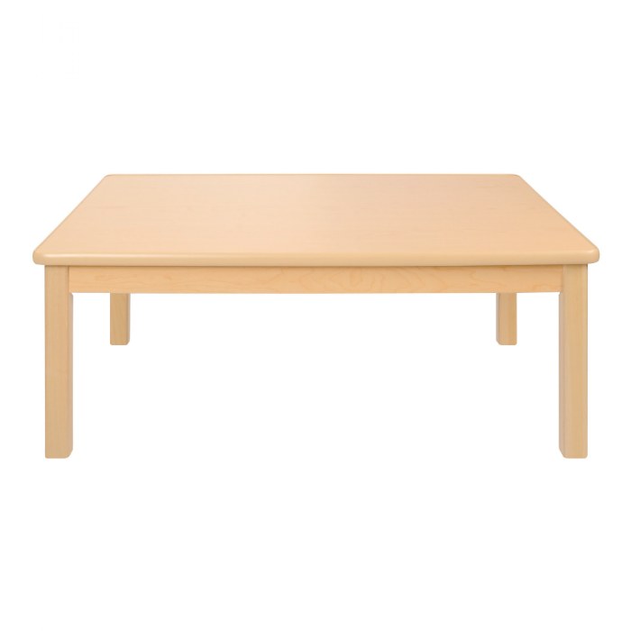 Alternate Image #1 of Carolina Laminate 24" x 36" Rectangle Table With 24" Legs - Seats 4