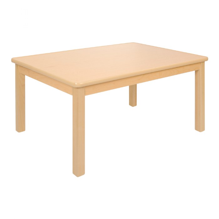 Primary Image of Carolina Laminate 24" x 36" Rectangle Table With 24" Legs - Seats 4