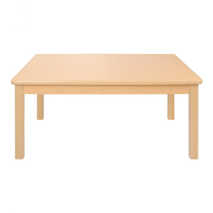 Alternate Image #1 of Carolina Laminate 24" x 36" Rectangle Table With 24" Legs - Seats 4