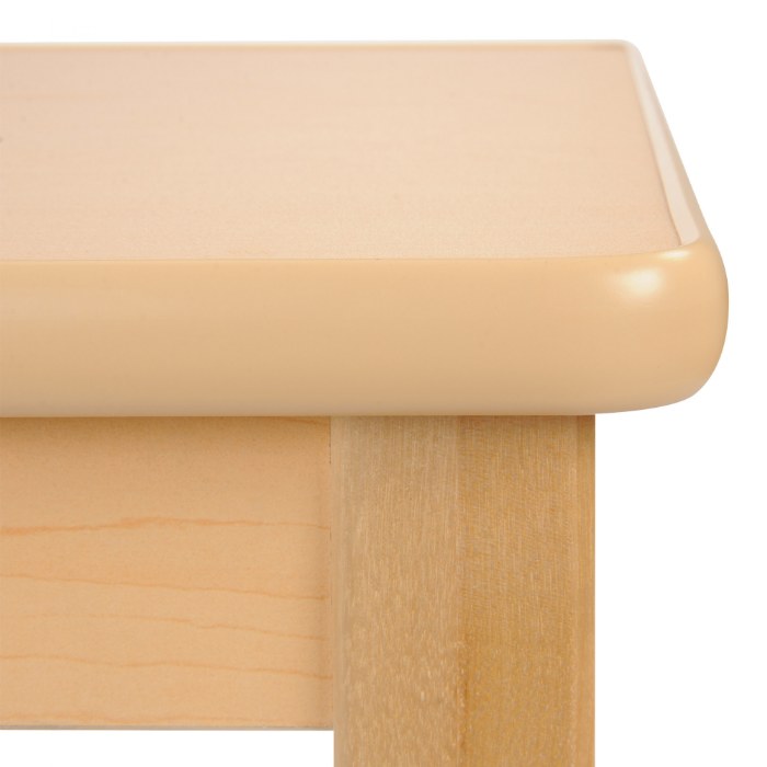 Alternate Image #1 of Carolina Laminate 24" x 36" Rectangle Table With 24" Legs - Seats 4