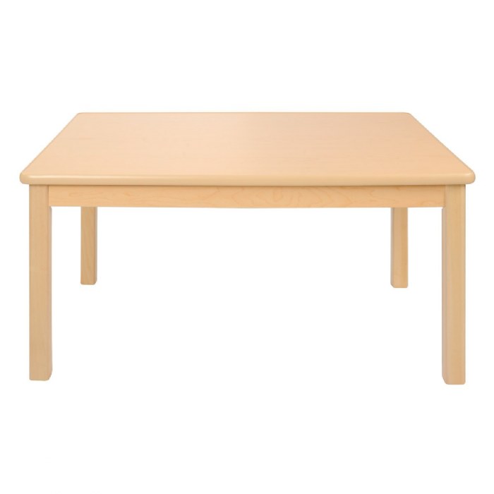 Alternate Image #1 of Carolina Laminate 24" x 36" Rectangle Table With 18" Legs - Seats 4