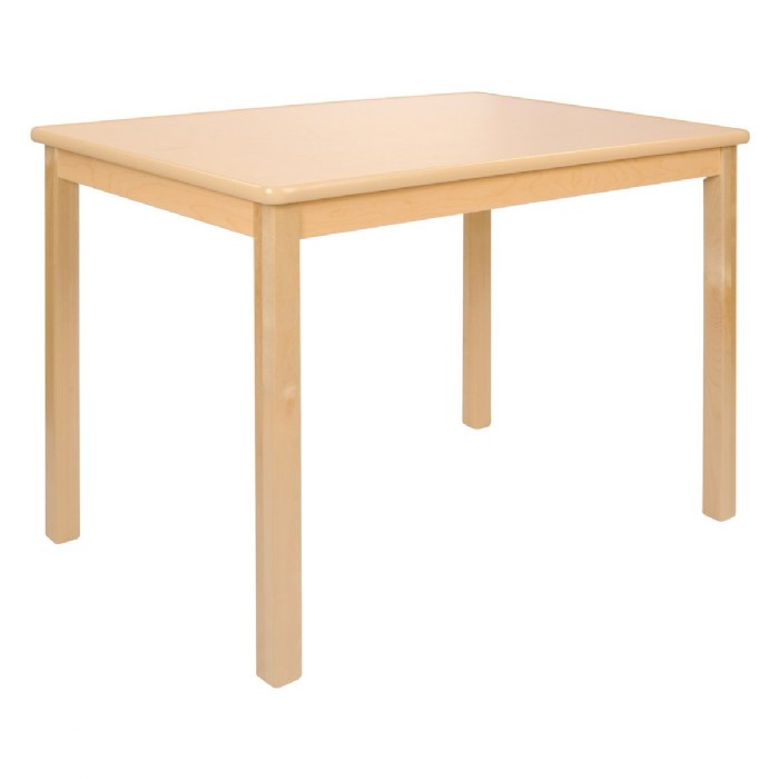 Primary Image of Carolina Laminate 24" x 36" Rectangle Table With 24" Legs - Seats 4