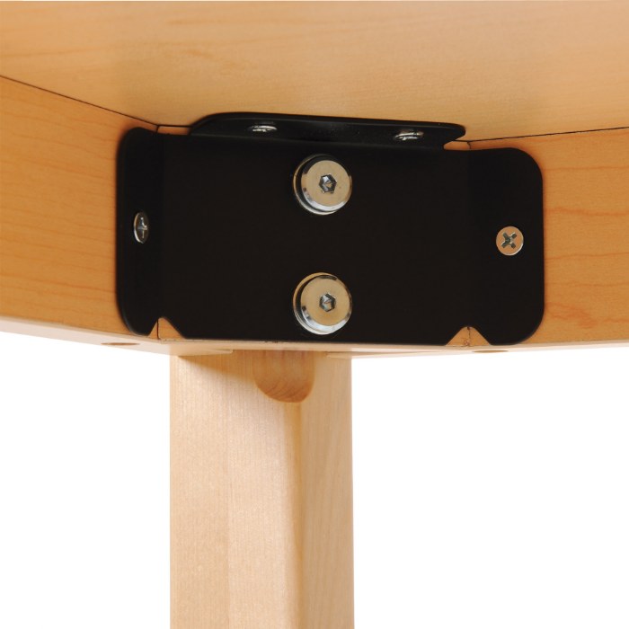 Alternate Image #1 of Carolina Laminate 24" x 24" Square Table With 12" Legs - Seats 4