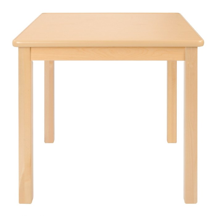 Alternate Image #1 of Carolina Laminate 24" x 24" Square Table With 22" Legs - Seats 4