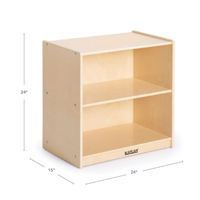 Alternate Image #1 of Carolina Mini Toddler Storage Unit - Solid Backing