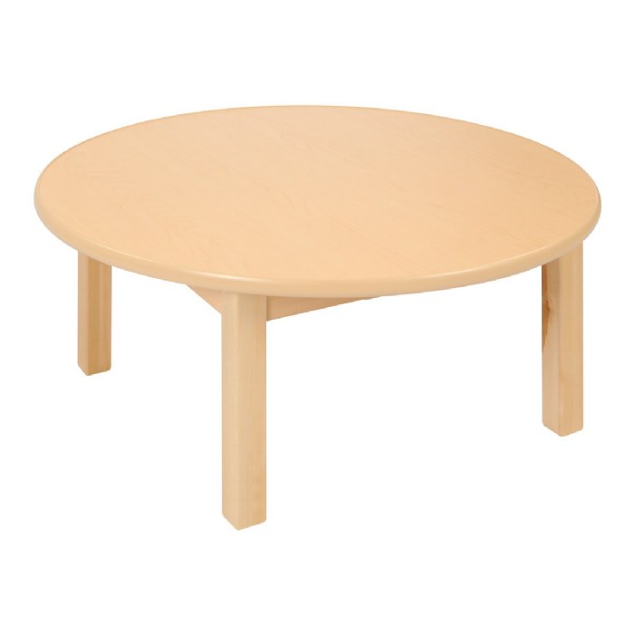 Primary Image of Carolina Birch 30" Round Table With 12" Legs, 6-15 mos - Seats 4