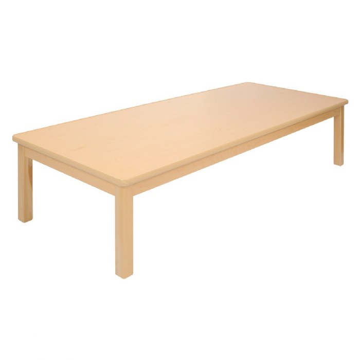 Primary Image of Carolina Birch Rectangle Table 24" x 60" With 12" Legs, 6-15 mos - Seats 8
