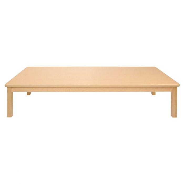 Alternate Image #1 of Carolina Birch Rectangle Table 24" x 60" With 12" Legs, 6-15 mos - Seats 8
