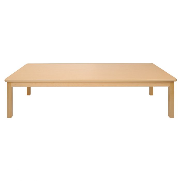 Alternate Image #1 of Carolina Birch Rectangle Table 24" x 60" With 14" Legs, 12-24 mos - Seats 8