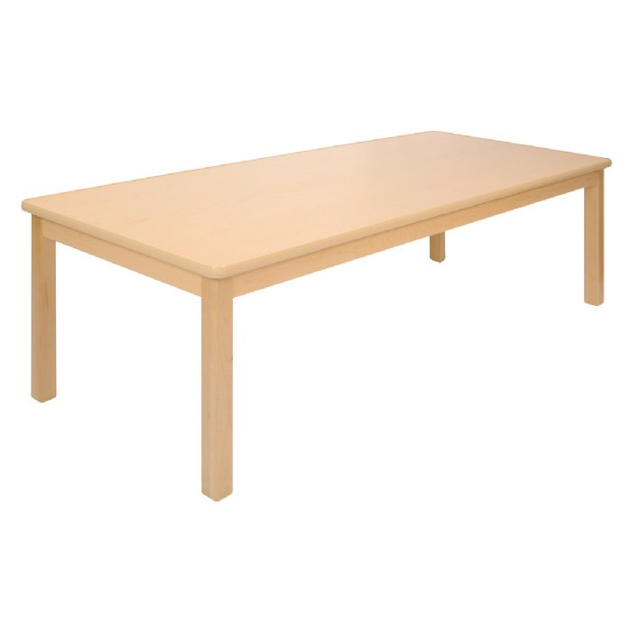 Primary Image of Carolina Birch Rectangle Table 24" x 60" With 16" Legs, 2-3 years - Seats 8