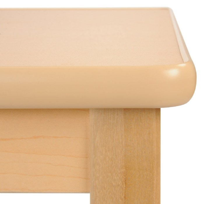 Alternate Image #1 of Carolina Laminate 48" x 24" Rectangle Table with 16" Legs - Seats 6