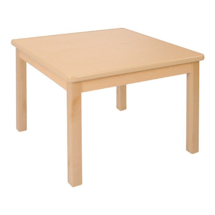 Primary Image of Carolina Birch Table 24"x 24" - 16" Legs - 2-3 years, Seats 4