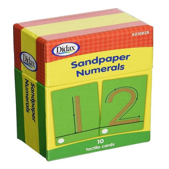 Alternate Image #1 of Tactile Sandpaper Numerals