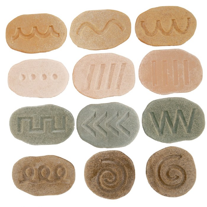 Primary Image of Pre-Writing Stones - 12 Pieces