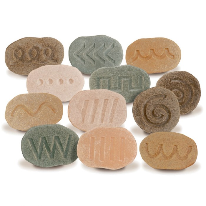 Alternate Image #1 of Pre-Writing Stones - 12 Pieces