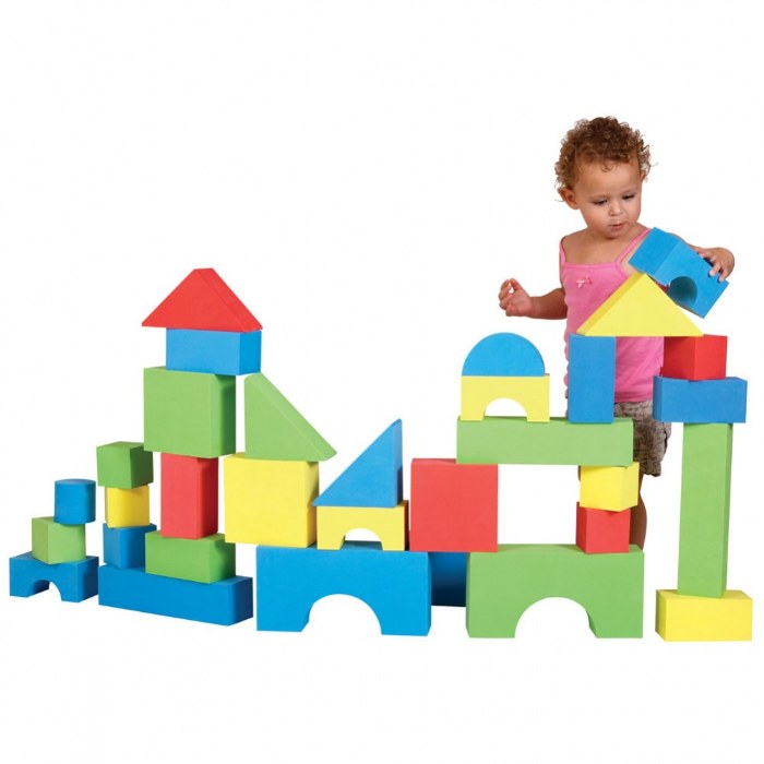 Primary Image of Large Foam EduColor Assorted Blocks - 32 Pieces
