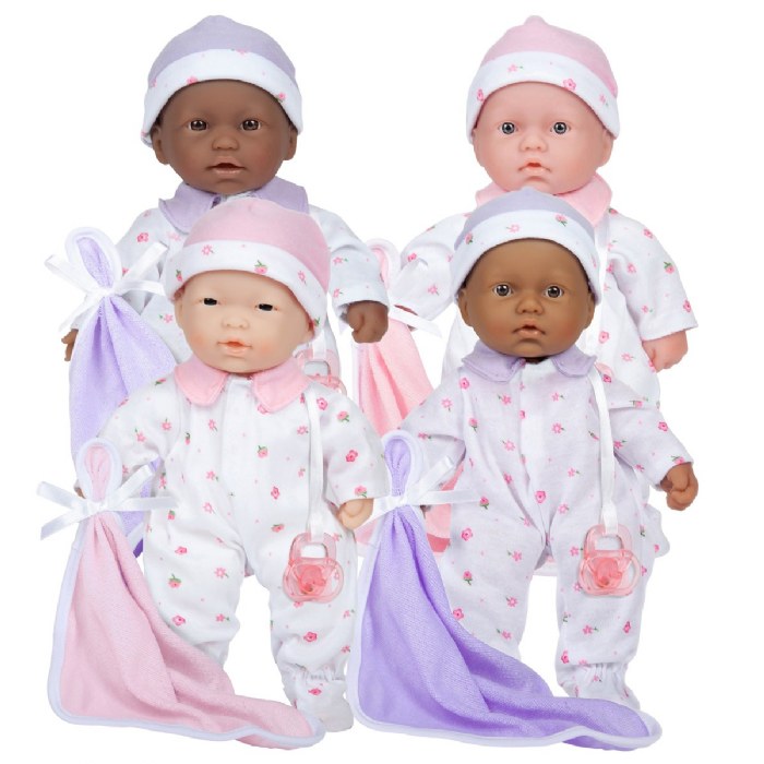 Primary Image of 11" Soft Body Babies with Different Skin Tones
