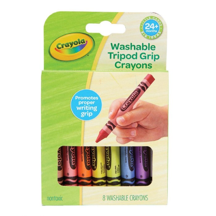 Alternate Image #1 of Crayola&reg; 8-Pack Anti-Roll Triangular Crayons - Single Box