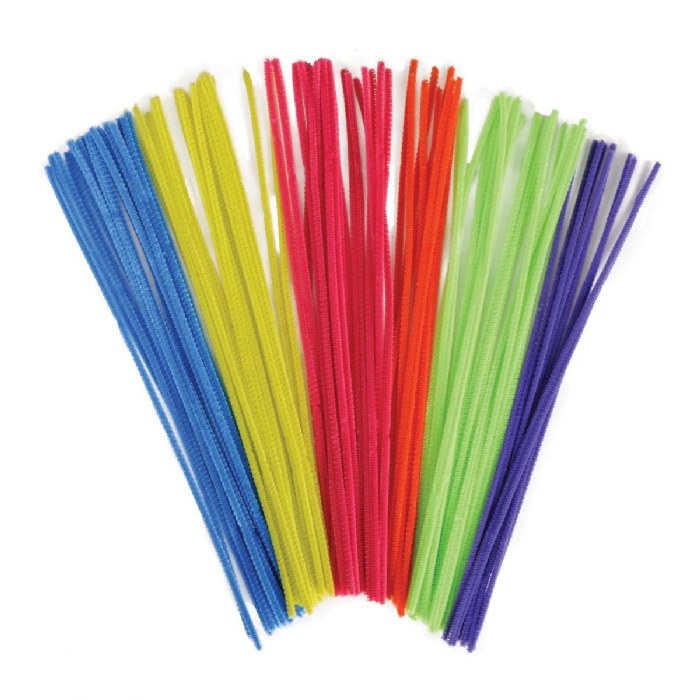 Primary Image of Chenille Stems 4mm x 12" - Assorted Colors - 100 Pieces