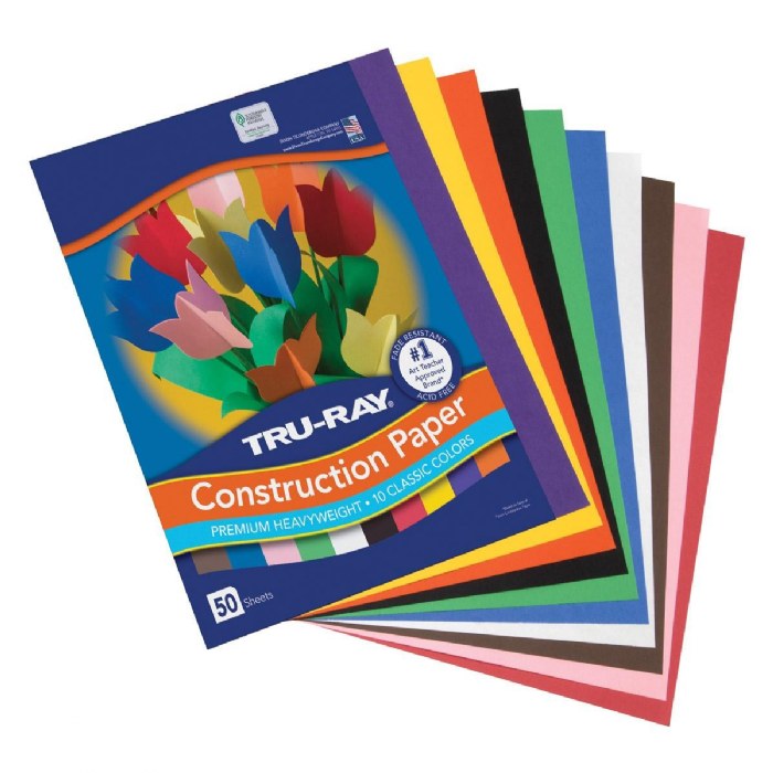 Primary Image of Tru-Ray Premium Heavyweight Multicolor Assortment Construction Paper
