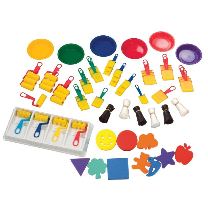 Primary Image of Dip and Dab Sponge Painting Class Kit