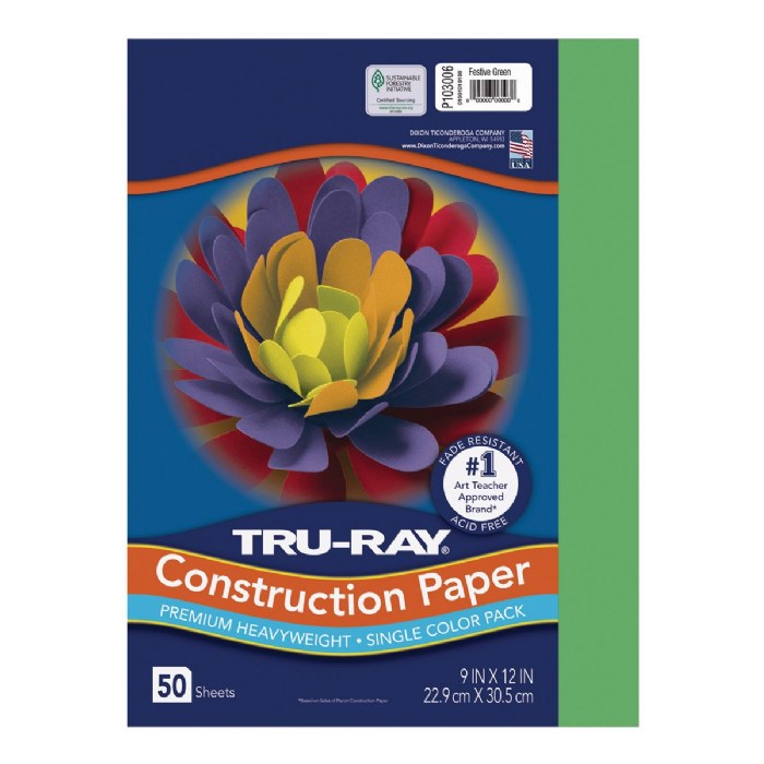 Primary Image of Tru-Ray&reg; 9" x 12" Construction Paper Green