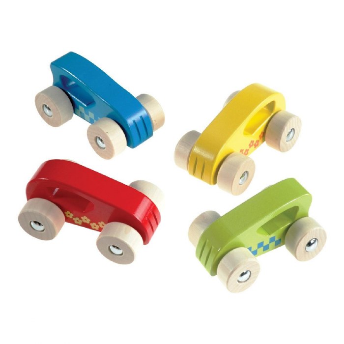 Alternate Image #1 of Little Wooden Autos - Set of 4