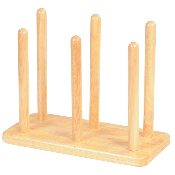 Primary Image of Wooden, Tiered Puppet Stand - Holds 6 Puppets