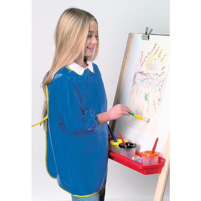Alternate Image #1 of Child's Art Apron with Long Sleeves - Single