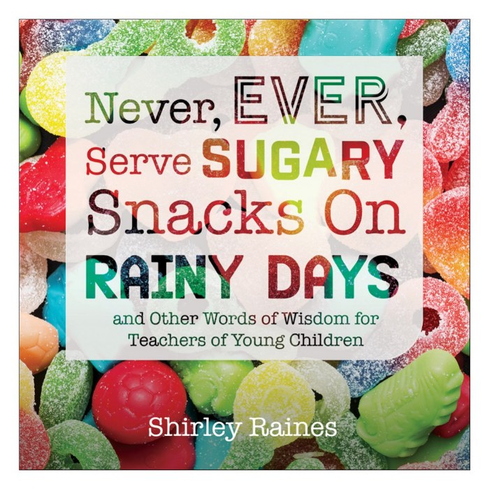 Primary Image of Never, Ever, Serve Sugary Snacks on Rainy Days - Paperback