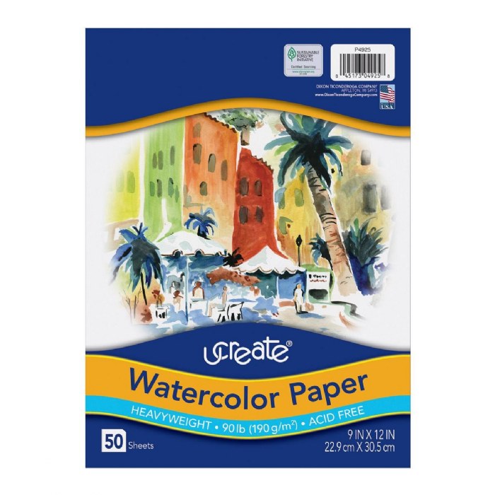 Primary Image of Watercolor Paper - 9" x 12"