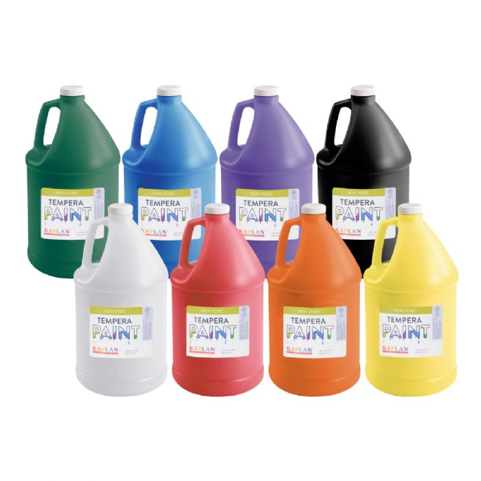 Primary Image of Kaplan Tempera Paint Gallon Assortment - Set of 8
