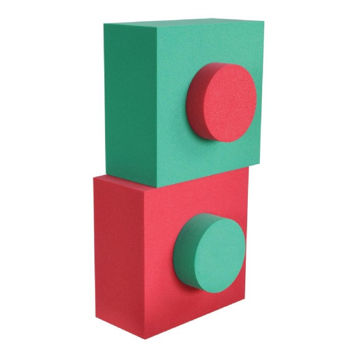 Alternate Image #1 of Colorful Soft Foam Building Blocks - 68 Piece Set