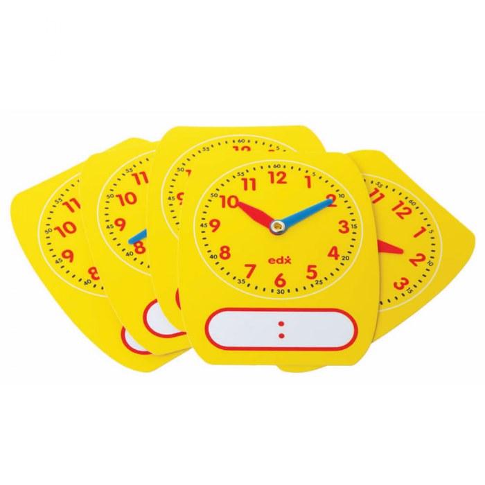 Primary Image of Write-On Wipe-Off Clock Faces