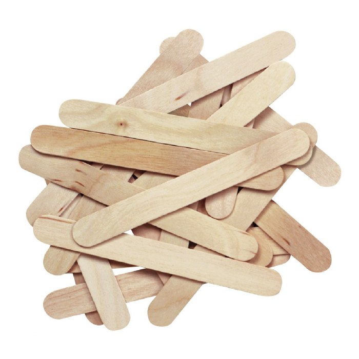 Alternate Image #1 of Natural Wood Craft Sticks - 1000 Pieces