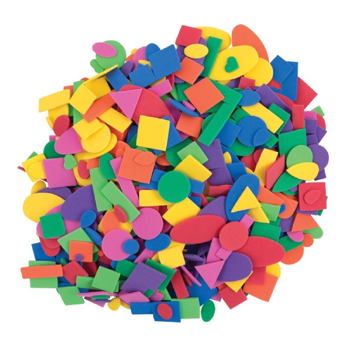 Primary Image of Wonderfoam&reg; Soft Foam Shapes - Assorted Colors