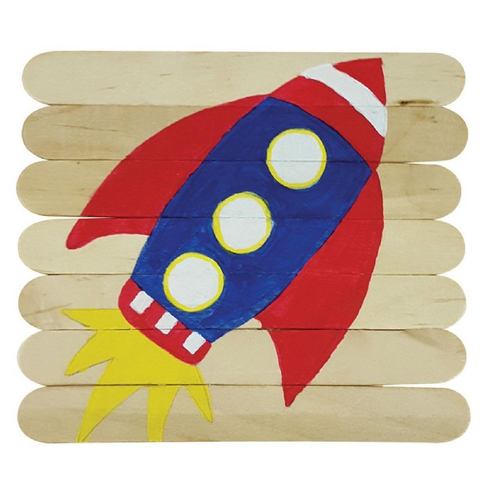 Alternate Image #1 of Jumbo Natural Craft Sticks