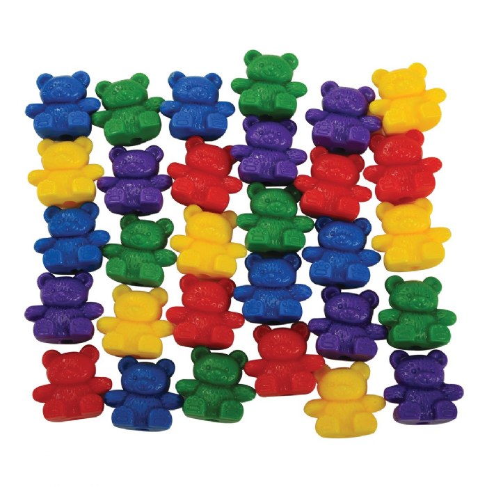 Primary Image of Papa Bear Colorful Counters - 30 Pieces