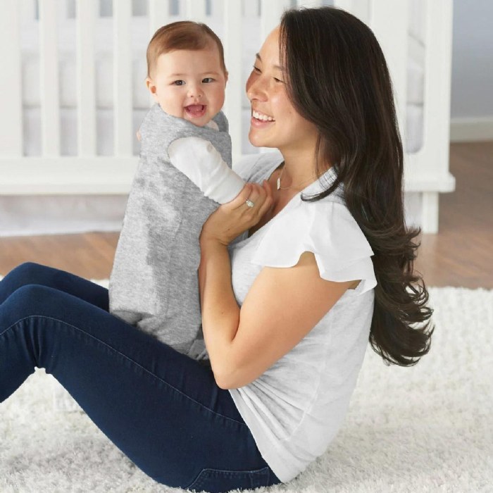 Alternate Image #1 of Cotton SleepSack&reg; Wearable Blanket - Heather Grey - Size Large