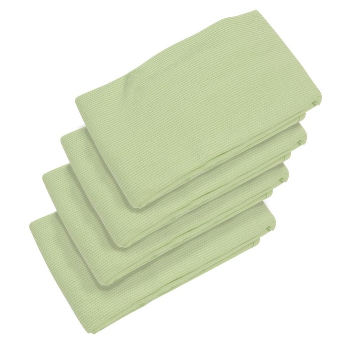 Primary Image of Premium Cot Blanket - Green - Set of 4