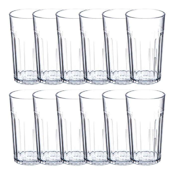 Primary Image of 4 oz. Clear Stackable Tumbler - Set of 12