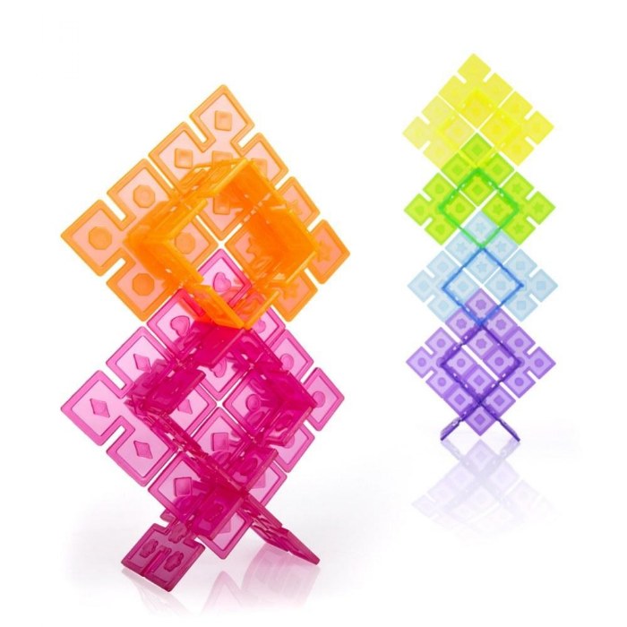 Alternate Image #1 of Interlox Squares - 96 Piece Set