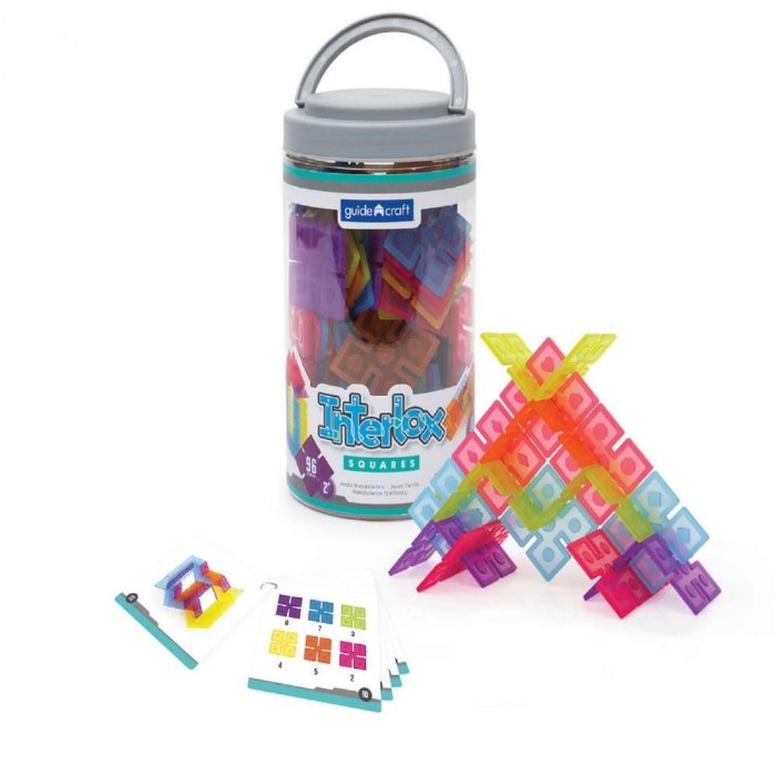 Primary Image of Interlox Squares - 96 Piece Set